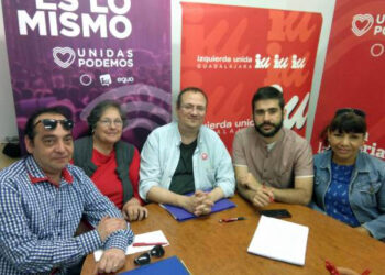 El Foro por la Memoria de Guadalajara se reúne con Unidas Podemos