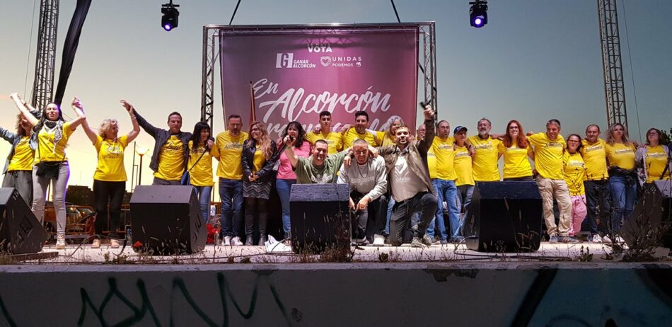 Unidas Podemos Ganar Alcorcón cierra su mejor campaña con un festival de música en “streaming”