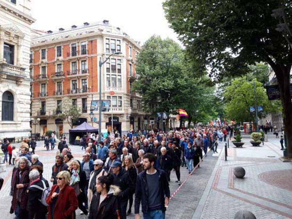 Solidaridad vasca: miles de personas gritaron `Venezuela aurrera!´ en las calles de Bilbao