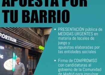 «Por una Ley Integral del Juego en la Comunidad de Madrid. Firma de compromiso de los partidos políticos»