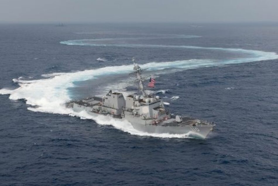 China en alerta por incursión de embarcaciones de EE.UU. en zona marítima
