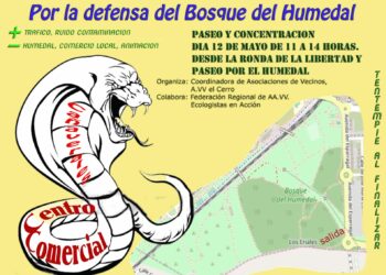 Marcha para defender el Bosque del Humedal frente a la amenaza del Parque Comercial Solia