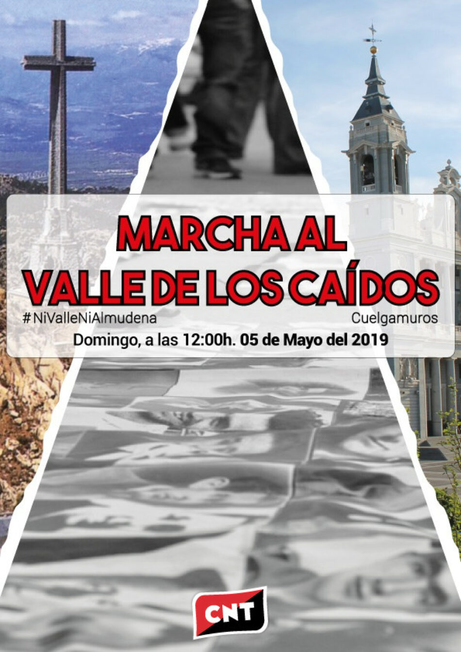 CNT se concentrará en el Valle de los Caídos este domingo, 5 de mayo