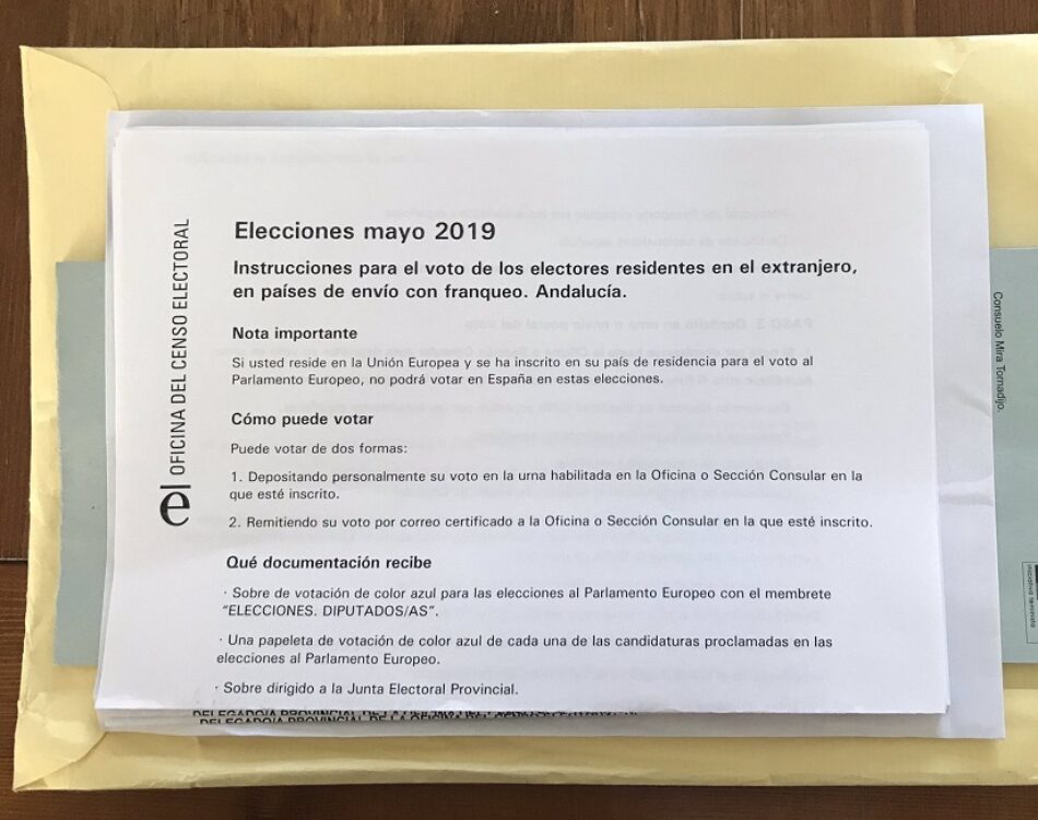 IU, “satisfecha” por la nueva decisión de la JEC de ampliar ‘de forma excepcional’ la apertura de los consulados los días 25 y 26 para poder votar desde el extranjero