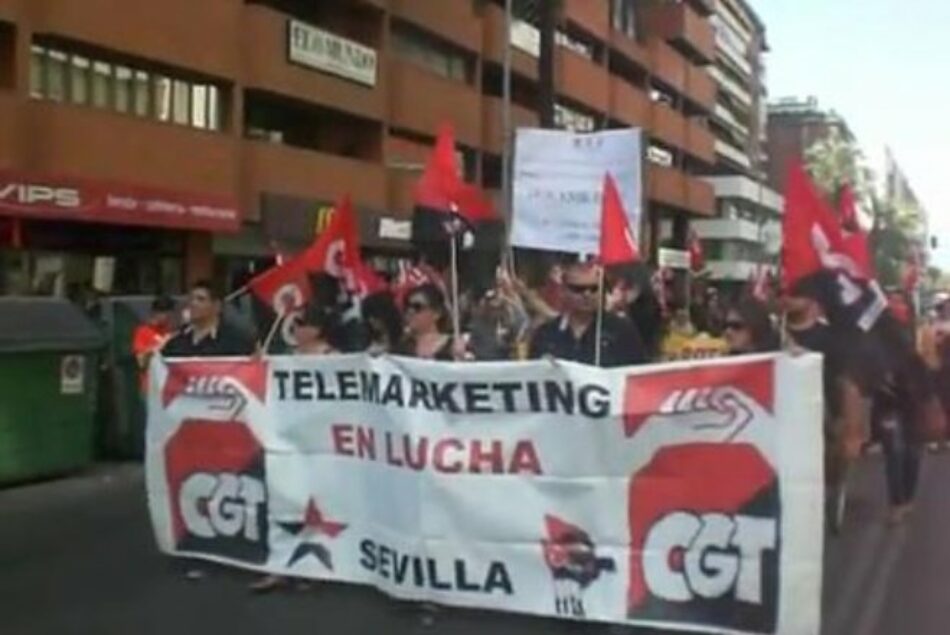 CGT se opone al despido de 100 trabajadoras de SITEL en Sevilla