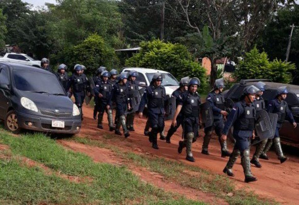 Paraguay. 600 policías desalojaron a 20 familias campesinas y destruyeron sus viviendas