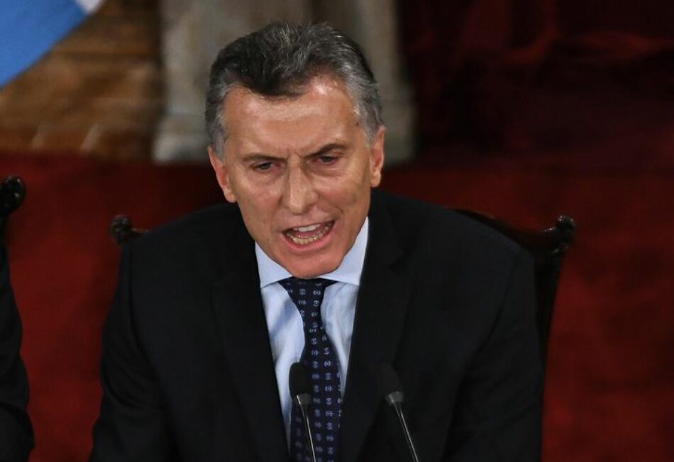 Argentina y el grito desesperado de Macri