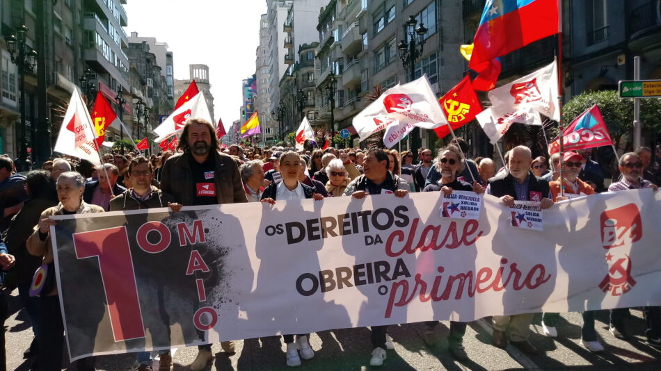 Esquerda Unida denuncia neste 1 de Maio o mantemento da precariedade e o aumento de sinistralidade laboral en Galicia