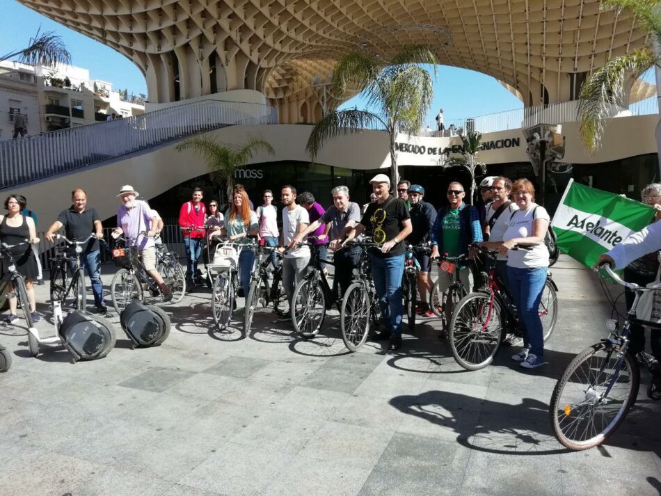 Adelante recuperará el Plan Centro e impulsará una batería de medidas para que en Sevilla “no haga falta usar el coche”