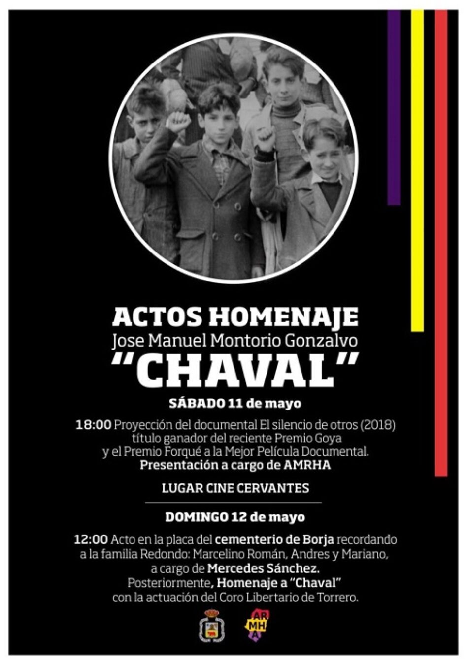 Actos homenaje a José Manuel Montorio, “Chaval”, guerrillero borjano