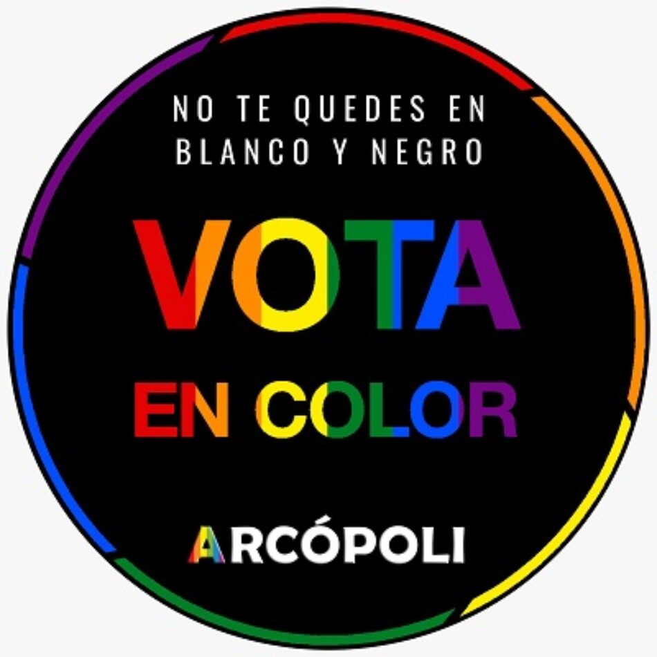 Arcópoli lanza la campaña «Vota en color»