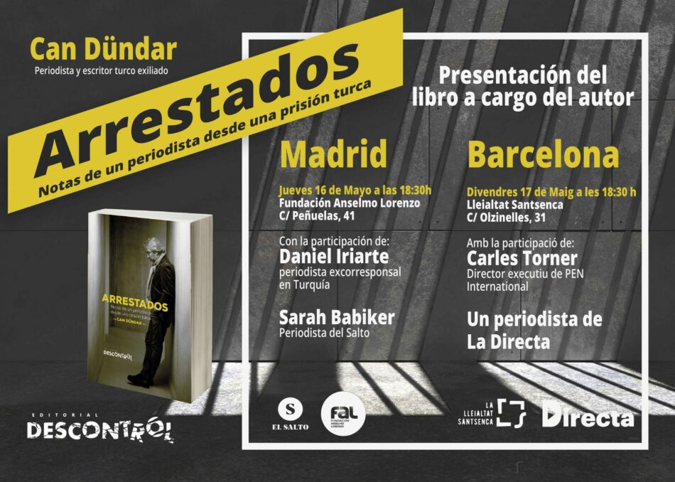 Presentación del libro Arrestados, de Can Dündar