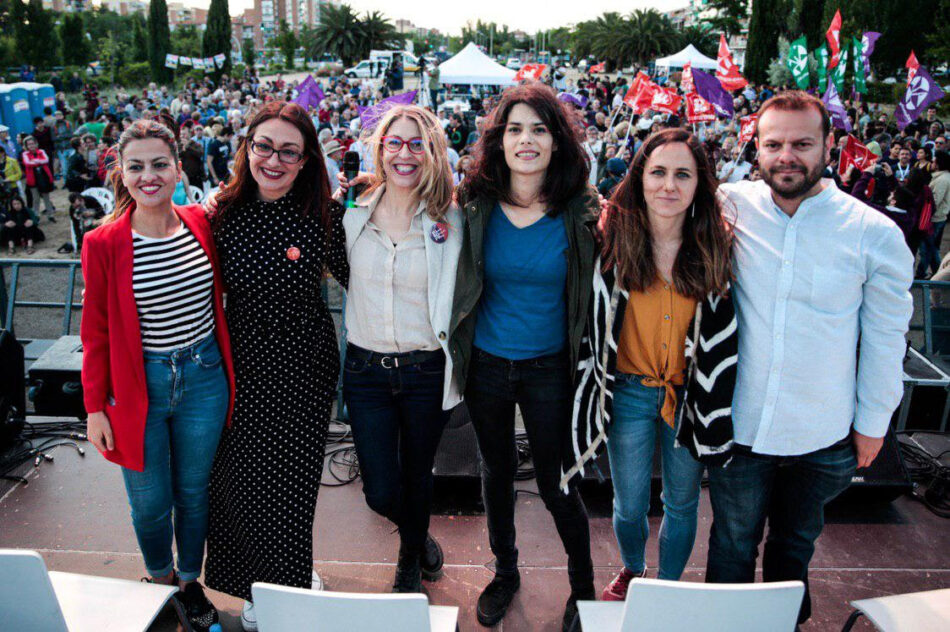 Podemos cierra la campaña llamando a la movilización: «Vamos a dar la sorpresa este domingo tomando el control de nuestras vidas»