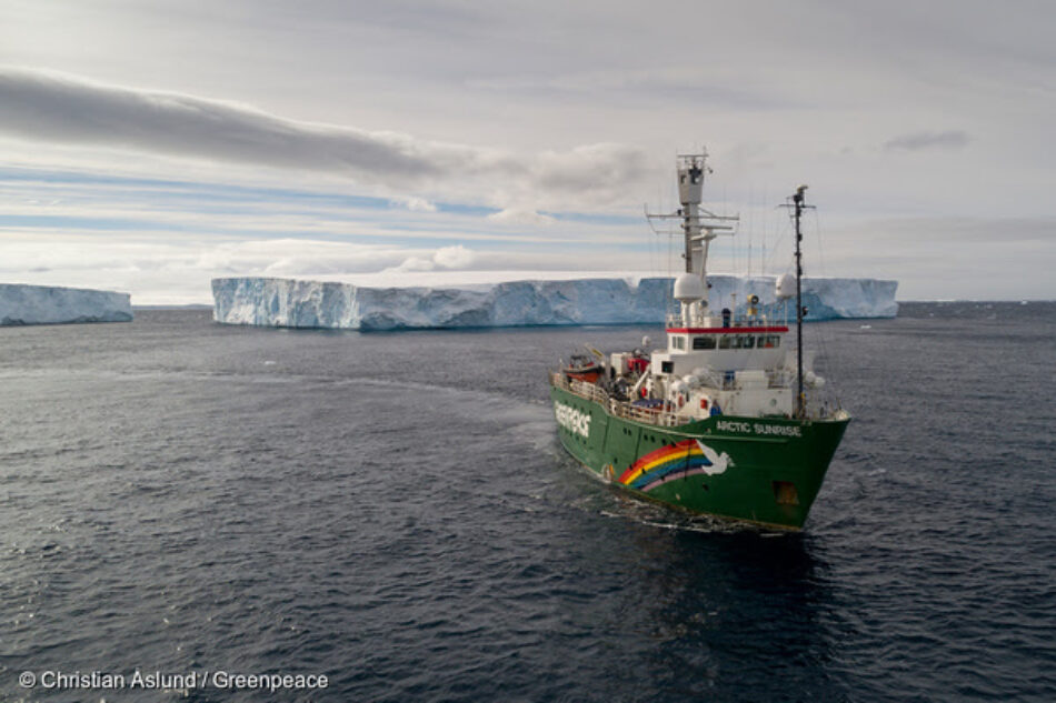 El rompehielos ‘Arctic Sunrise’ de Greenpeace llega a Bilbao para exigir la protección de los océanos