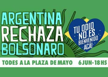 Organizaciones argentinas encabezarán marcha contra Bolsonaro