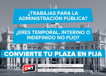 ¿Trabajas para la Administración Pública? ¿Eres temporal, interino o indefinido no-fijo? Convierte tu plaza en fija