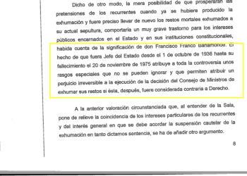 Alberto Garzón dice que la suspensión por el Supremo de la exhumación de Franco muestra el “papel lamentable de la ‘justicia democrática’ de España, incomprensible desde parámetros europeos”