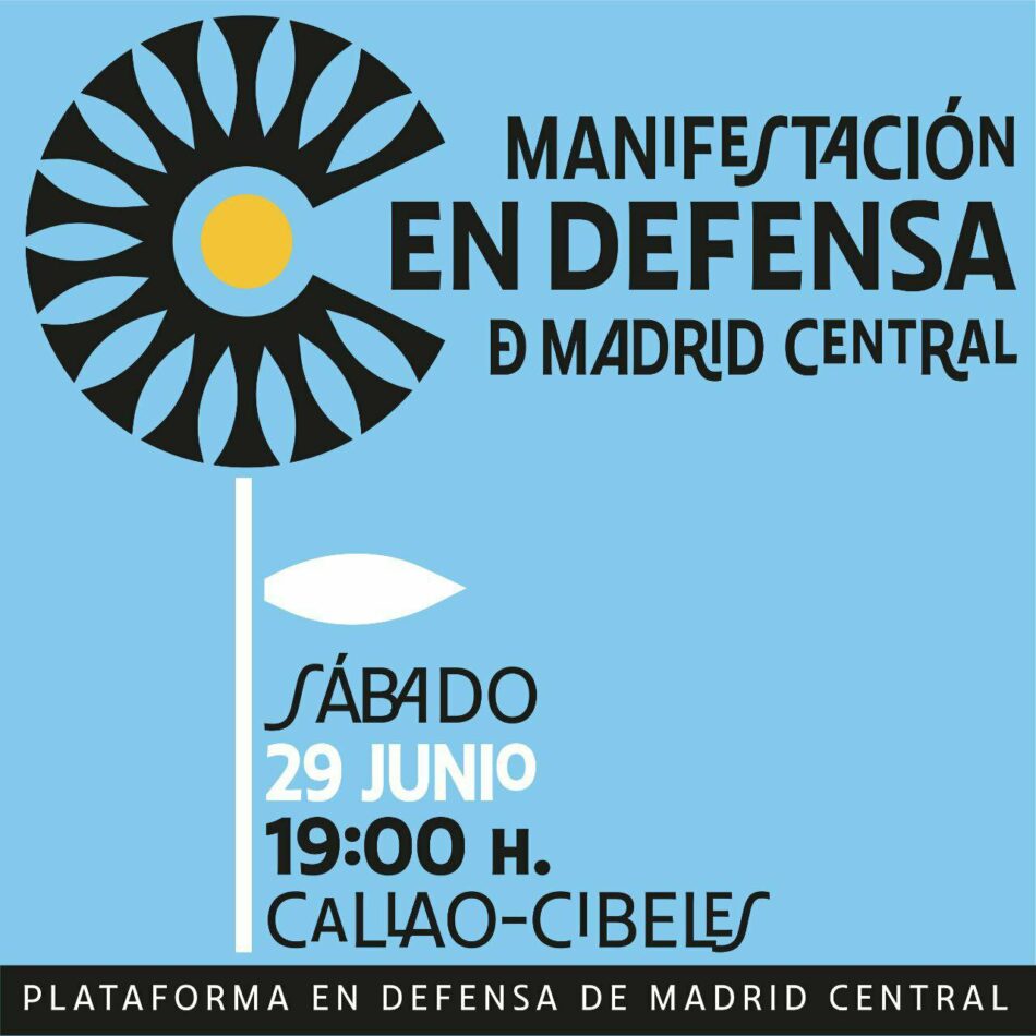 Presentación de la Plataforma en Defensa de Madrid Central