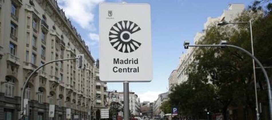 Juantxo López de Uralde reclama al Gobierno medidas urgentes para evitar la retirada de Madrid Central