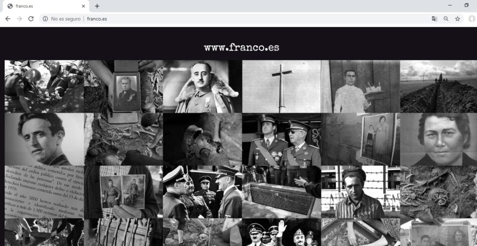 La ARMH adquiere el dominio de Internet www.franco.es para denunciar los crímenes de la dictadura