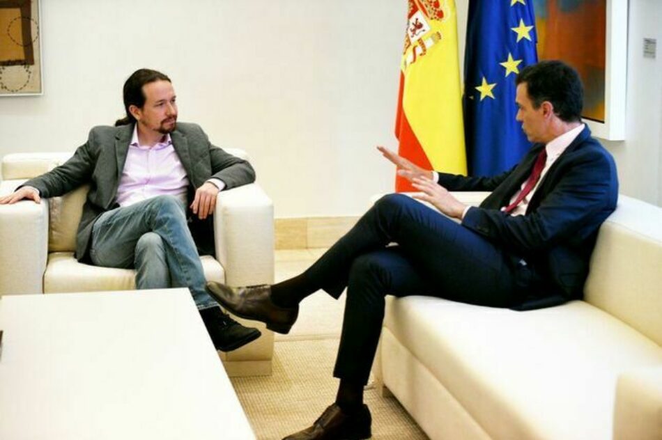 El PSOE se enroca en su fórmula de «Gobierno de cooperación» sin presencia de Unidas Podemos en el Consejo de Ministros