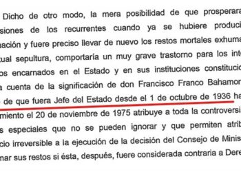 García Sempere reclama al Gobierno que diga “qué opinión le merece que el Supremo reconozca al dictador Franco como jefe del Estado en plena Guerra Civil”