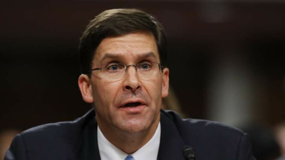 Trump nomina a Mark Esper como secretario de defensa