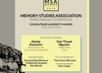 Madrid, capital de la memoria / 25 – 28 de junio: Congreso de la Memory Studies Association
