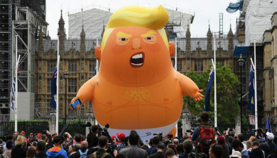 Londres. Continúan las protestas contra la visita de Trump