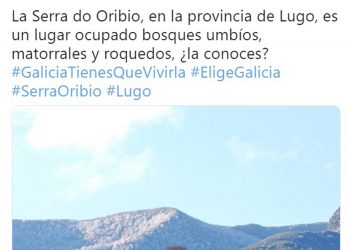 Turgalicia promociona la Serra do Oribio mientras la Consellería de Industria permite su destrucción de sus cumbres