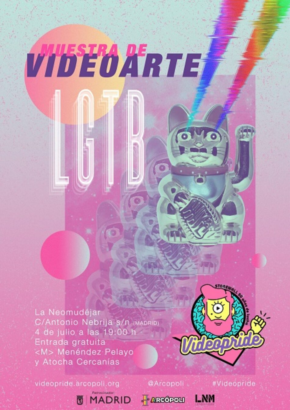 Arcópoli anuncia la VI Muestra de videoarte LGTB: Videopride