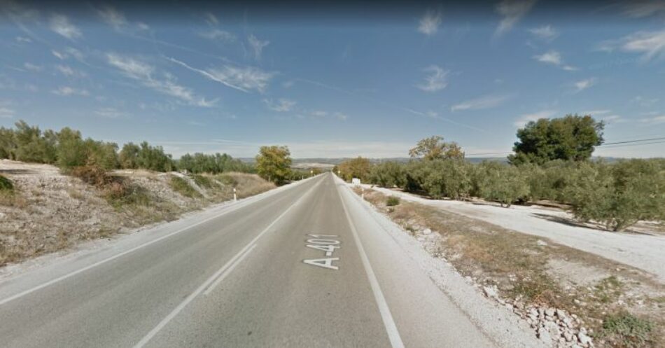 El Parlamento pide al Gobierno andaluz el arreglo urgente de la carretera A-401 para reducir los accidentes de tráfico