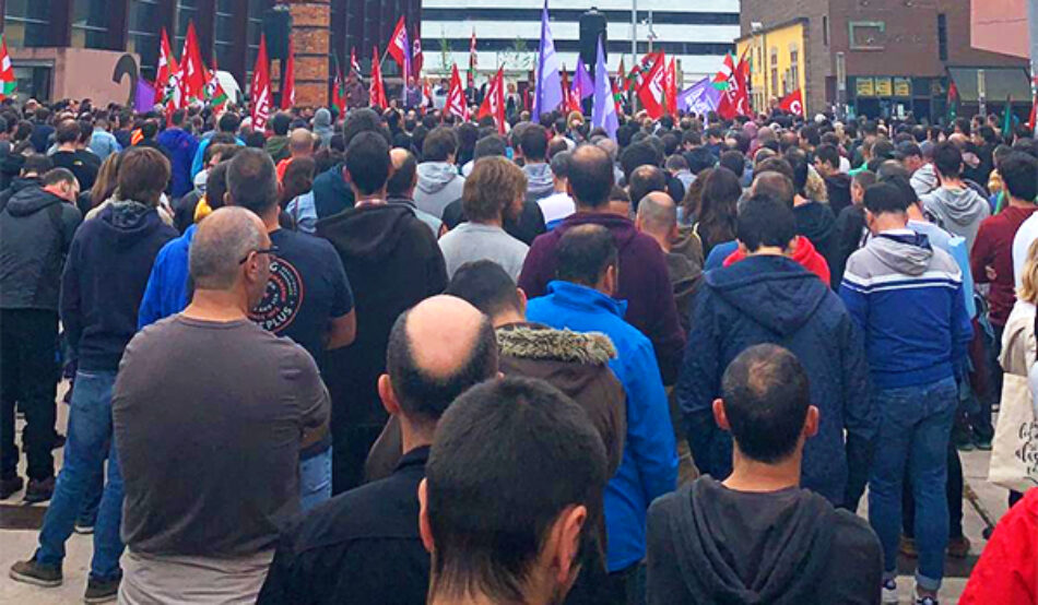 Unidad sindical en la huelga del Metal en Bizkaia en defensa de su convenio