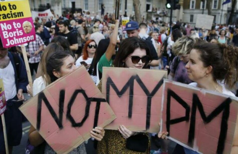 Gran Bretaña. Protestas masivas contra Boris Johnson