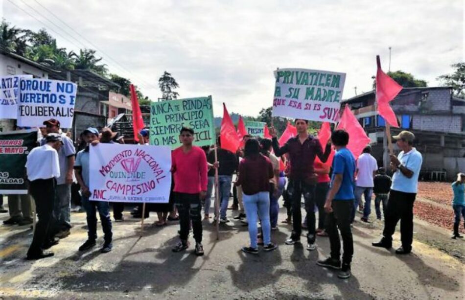 Ecuador. Primer día de Paro Nacional en defensa de la soberanía nacional, contra el desempleo y agudización de la pobreza