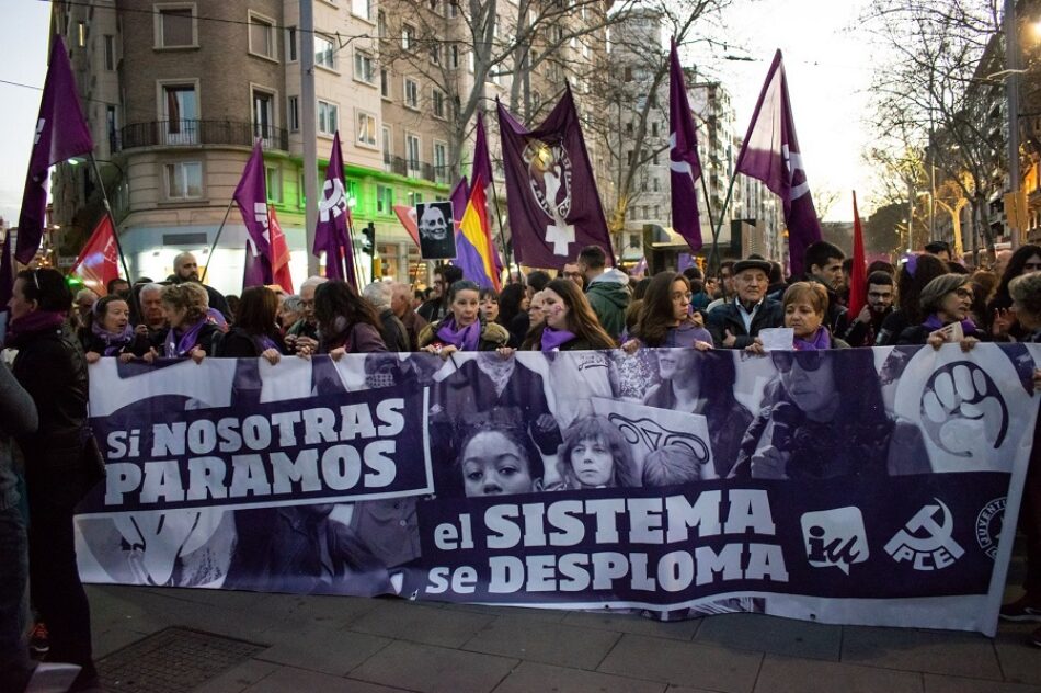 En apoyo a Lourdes Abarca, de la Asamblea 8M Zaragoza