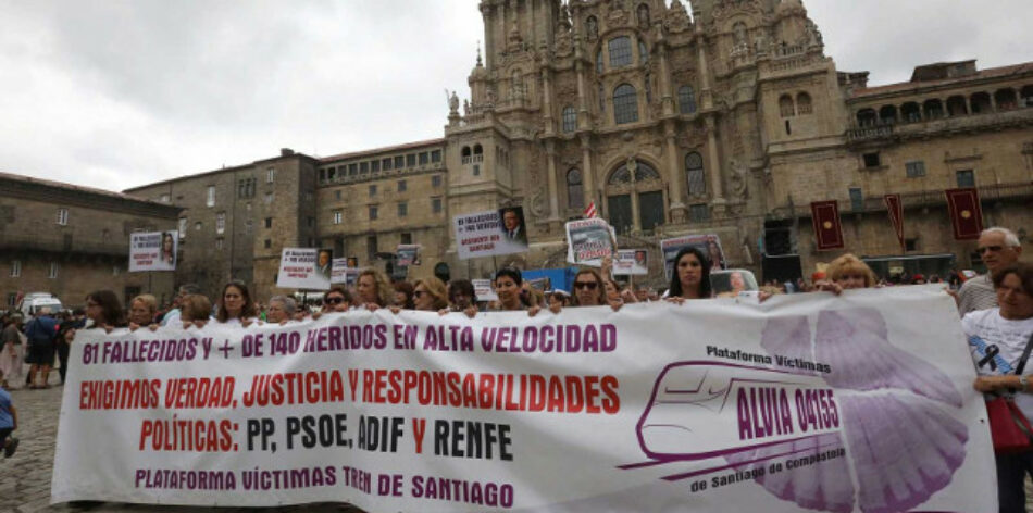 La Plataforma de Víctimas del accidente ferroviario de Santiago critica la ausencia de investigación a seis años de la tragedia
