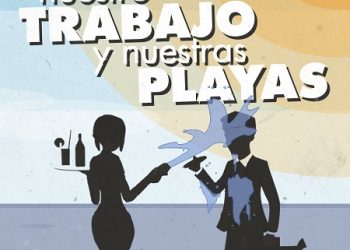 La Juventud Comunista denuncia que “nuestro trabajo y nuestras playas son la diversión y los beneficios de unos pocos”