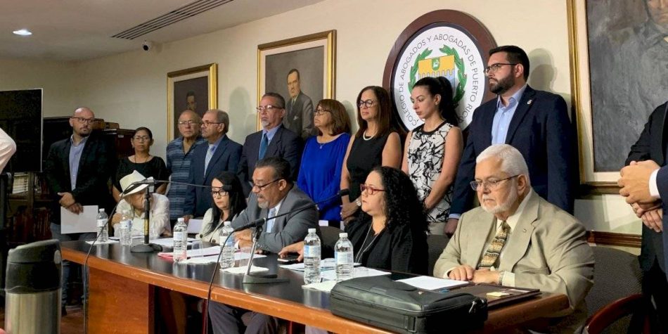 El Colegio de Abogados de Puerto Rico insta a destituir al gobernador Rosselló