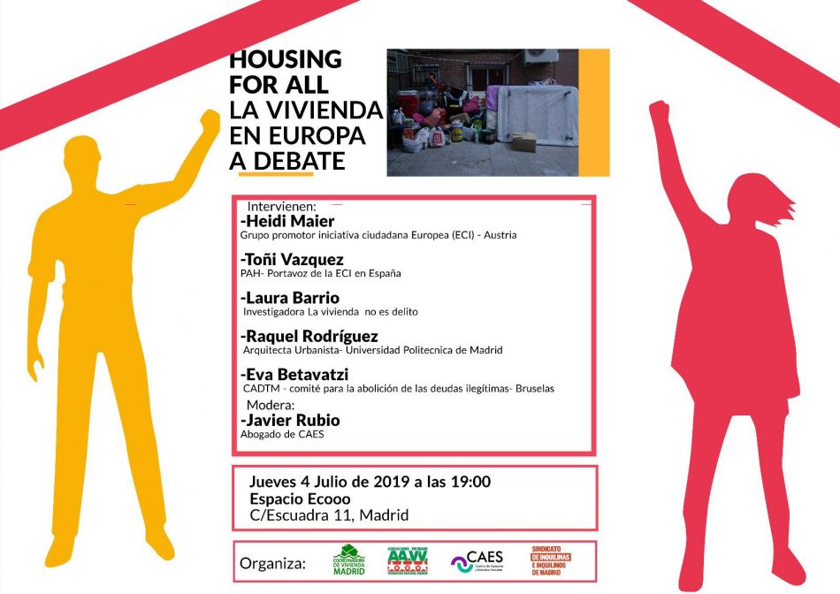 4 de julio: se lanza la Iniciativa Ciudadana Europea “Housing For All”