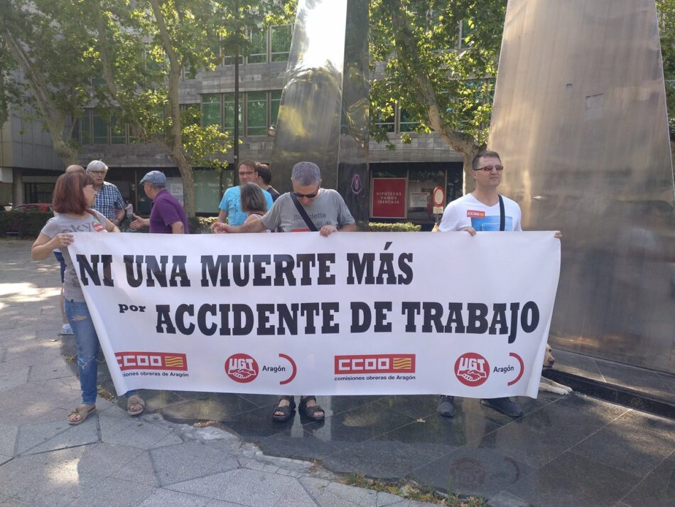 Sindicatos y partidos políticos lamentan una semana negra de siniestralidad laboral en Aragón