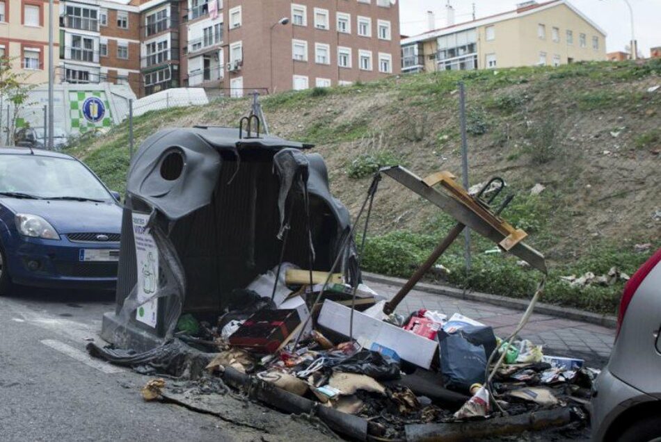 La vecindad del distrito madrileño de Ciudad Lineal pide más vigilancia ante los pirómanos