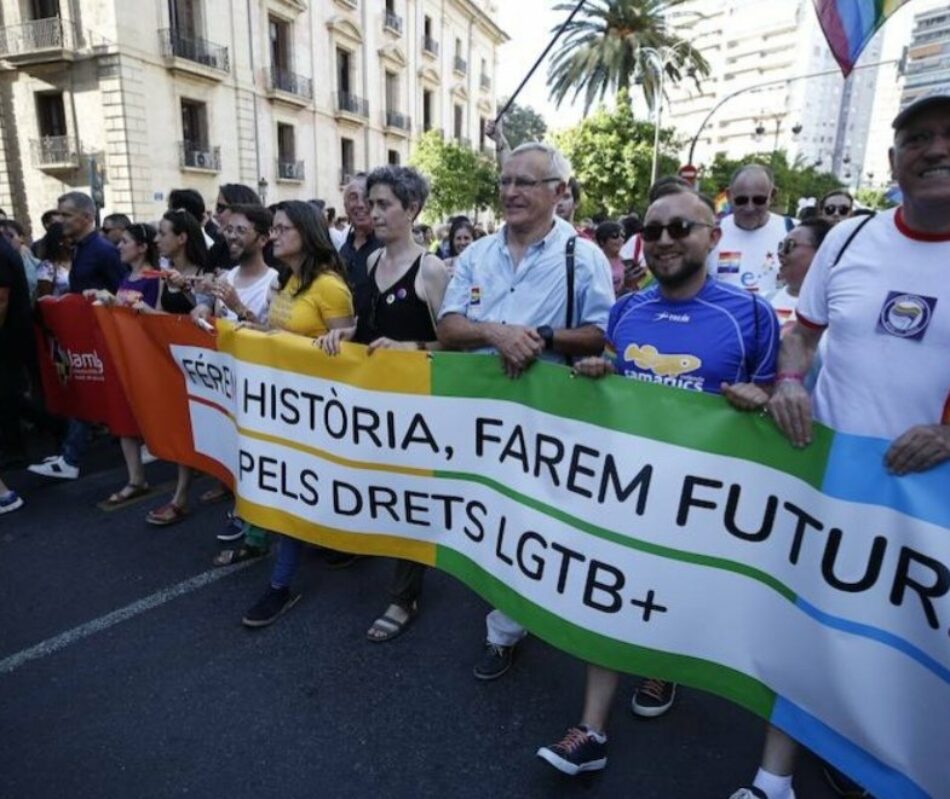 Compromís propondrá exportar a España la ley valenciana LGTBIQ+para sancionar los ataques de las extremas derechas al colectivo