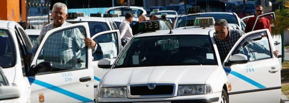 Los asalariados y asalariadas del taxi caldearán agosto en Málaga