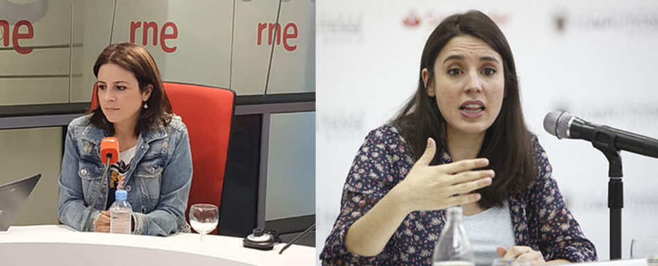 Irene Montero: «El veto que Pedro Sánchez está planteando es un veto que jamás aceptarían ellos»