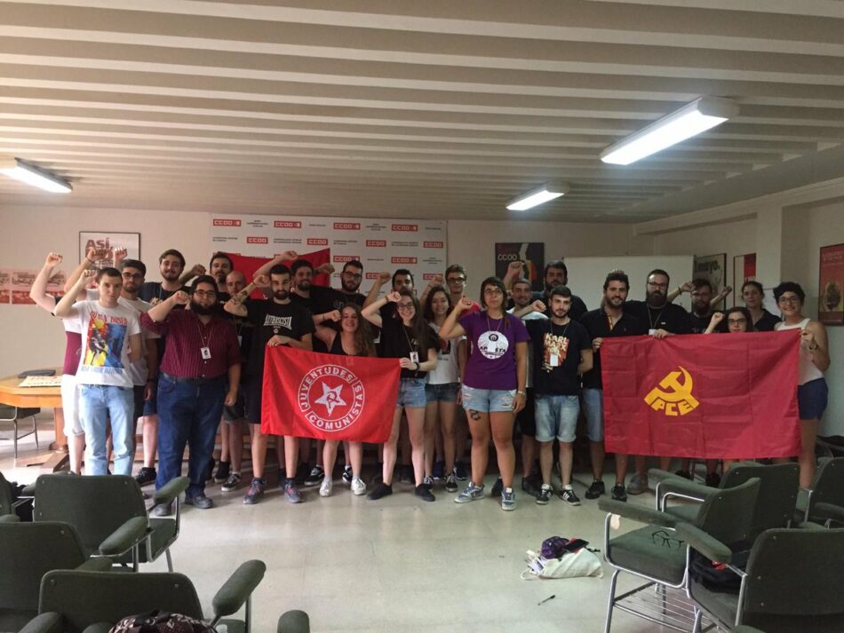 Celebración de la VI Conferencia de la Juventud Comunista en Castilla-La Mancha