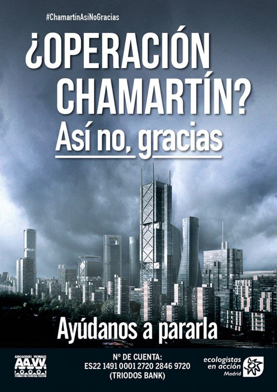 Lanzan la campaña «¿Operación Chamartín? Así no, gracias» #ChamartinAsiNoGracias