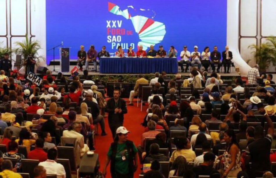 Venezuela. Foro de Sao Paulo continuará con encuentros internacionales sectoriales