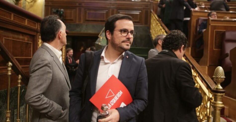 Garzón cree “imperioso” abordar la “derogación de la reforma laboral” y recuerda a la dirección del PSOE que “su base social” está de acuerdo en hacerlo