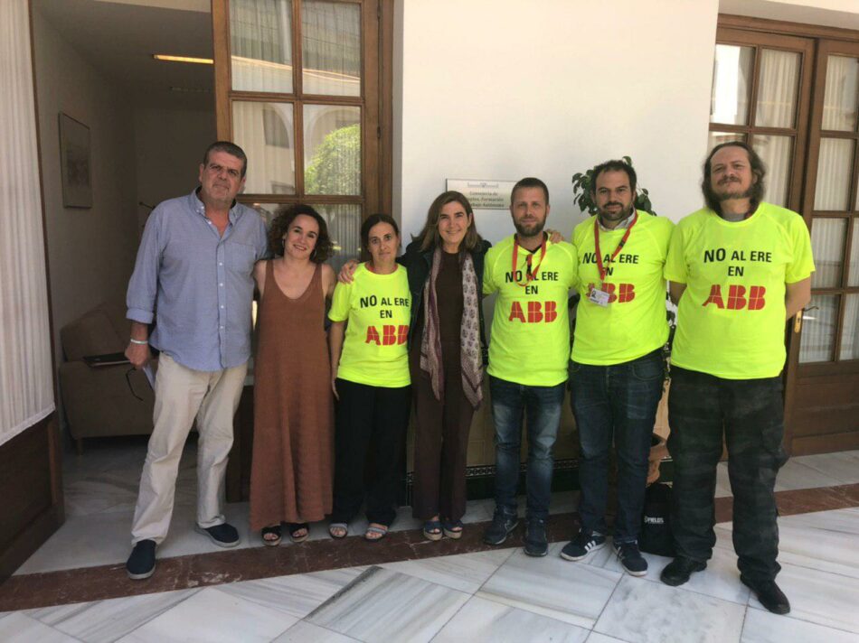 Adelante Andalucía pide a la Junta «que saque los dientes» para defender a los trabajadores de ABB y la industria cordobesa